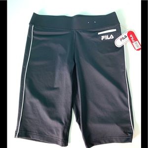 FILA NWT Black Spandex Shorts R2026